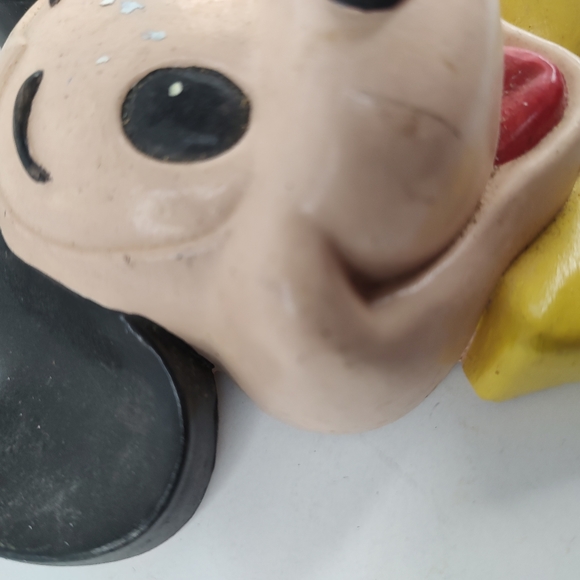 Vintage Mickey Mouse Face Bust Chalkware As Is HTF - Picture 8 of 11